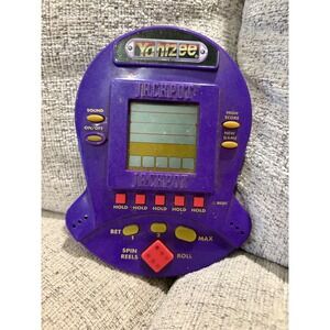 Vintage 1999 Hasbro Yahtzee Jackpot Electronic Handheld‎ Game Purple